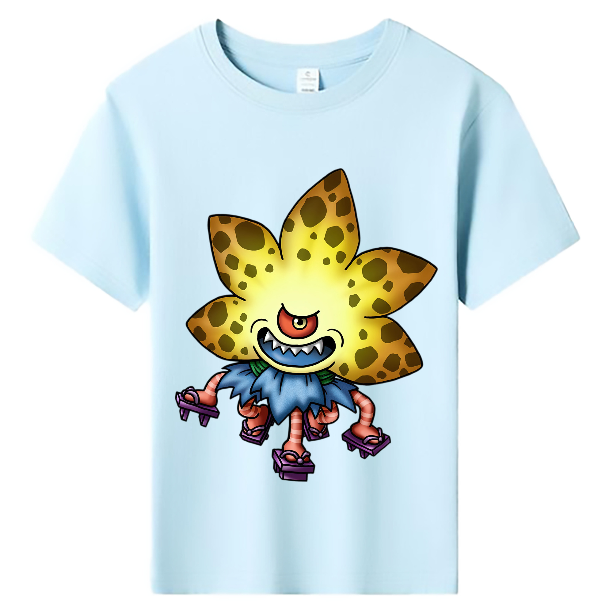（画像用） ドラゴンクエスト Doragon Kuesuto Dragon Quest 綿100％キッズTシャツ（フロントプリント）